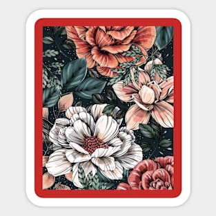 Floral pattern Sticker